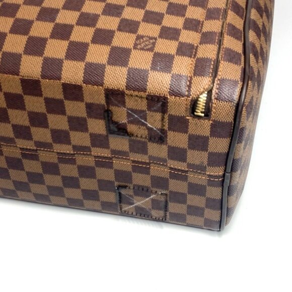 LOUIS VUITTON Authentic Brown Damier Canvas Boston Bag - Picture 6 of 16